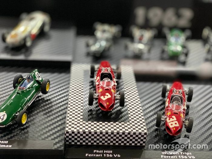 Colección de coches miniatura de F1