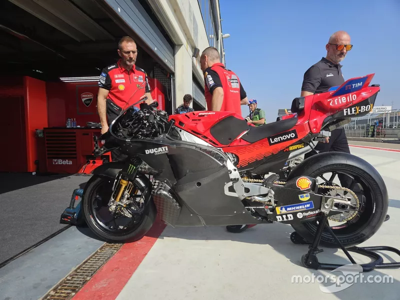 Détail du carénage Ducati