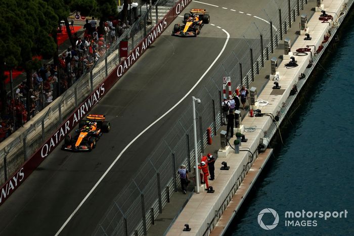 Lando Norris, McLaren, Oscar Piastri