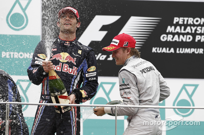 Nico Rosberg, 1. Podium für Mercedes AMG F1 - Malaysia 2010