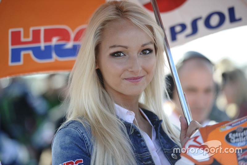 Grid girl Repsol Honda Team
