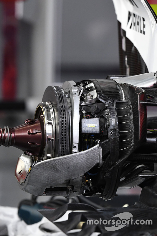Ferrari SF70H front brake detail