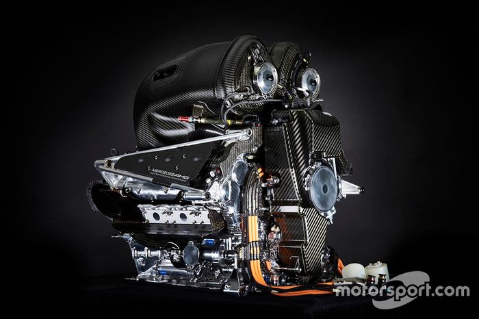 Motor del Mercedes AMG F1 W06