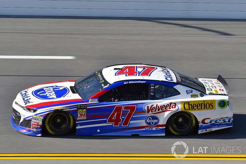 20. A.J. Allmendinger, No. 47 JTG Daugherty Racing Chevrolet Camaro
