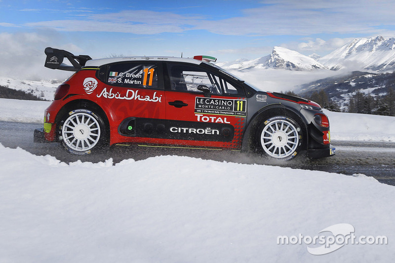 Craig Breen, Scott Martin, Citroën C3 WRC, Citroën World Rally Team