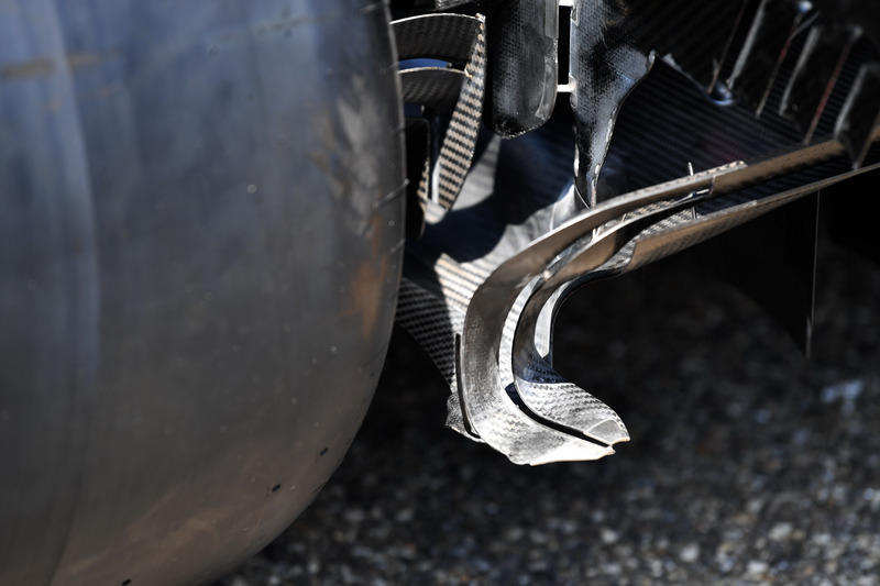 Mercedes-AMG F1 W09, diffúzor, részlet