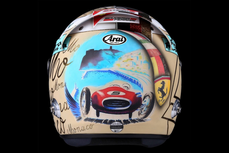 Casco de Sebastian Vettel