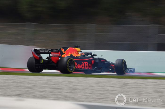 Max Verstappen, Red Bull Racing RB14 gira
