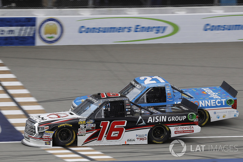 Race winner Brett Moffitt