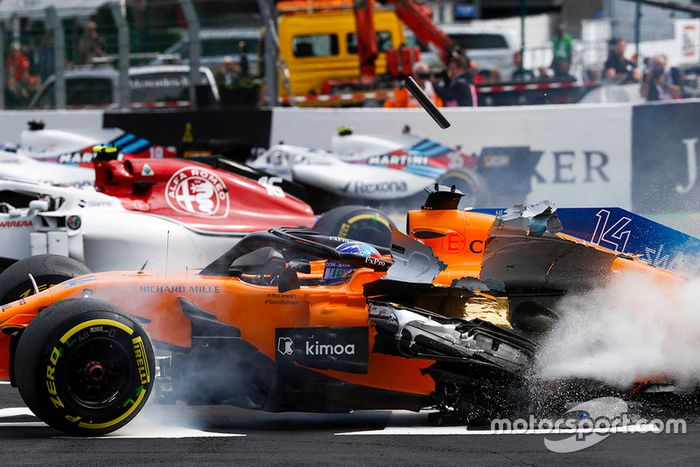 Accidente de Fernando Alonso, McLaren MCL33 