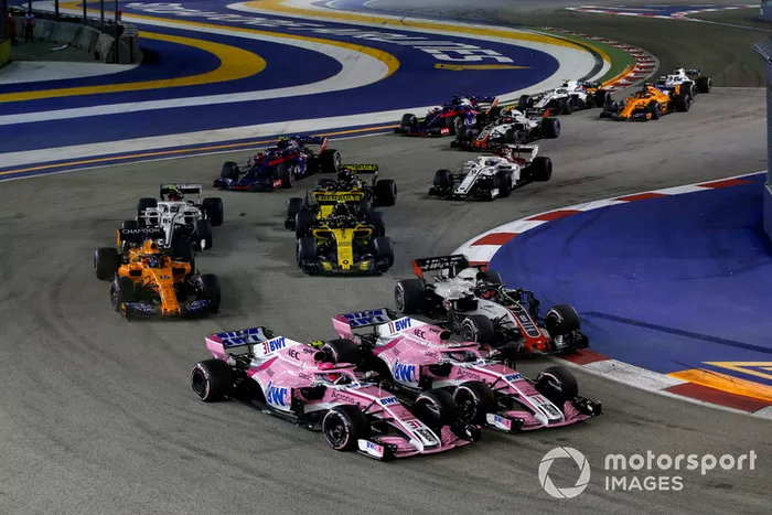 Singapur - Esteban Ocon/Sergio Pérez (carrera)