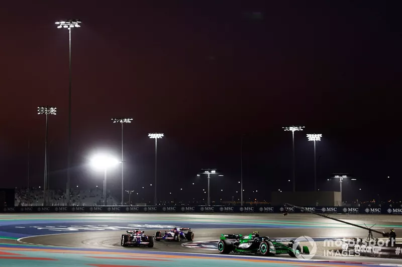 Zhou Guanyu, KICK Sauber C44, Liam Lawson, RB F1 Team VCARB 01, Yuki Tsunoda, RB F1 Team VCARB 01