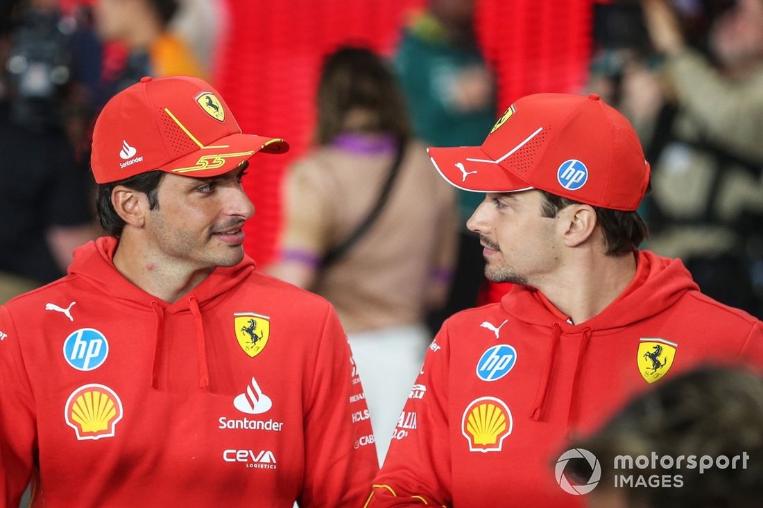 Carlos Sainz, Scuderia Ferrari, Charles Leclerc