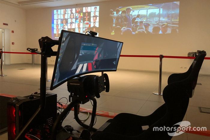 Preparación en Ferrari para las 24h de Le Mans virtuales