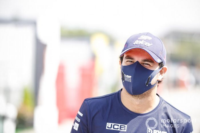 Sergio Pérez, Racing Point con los medios