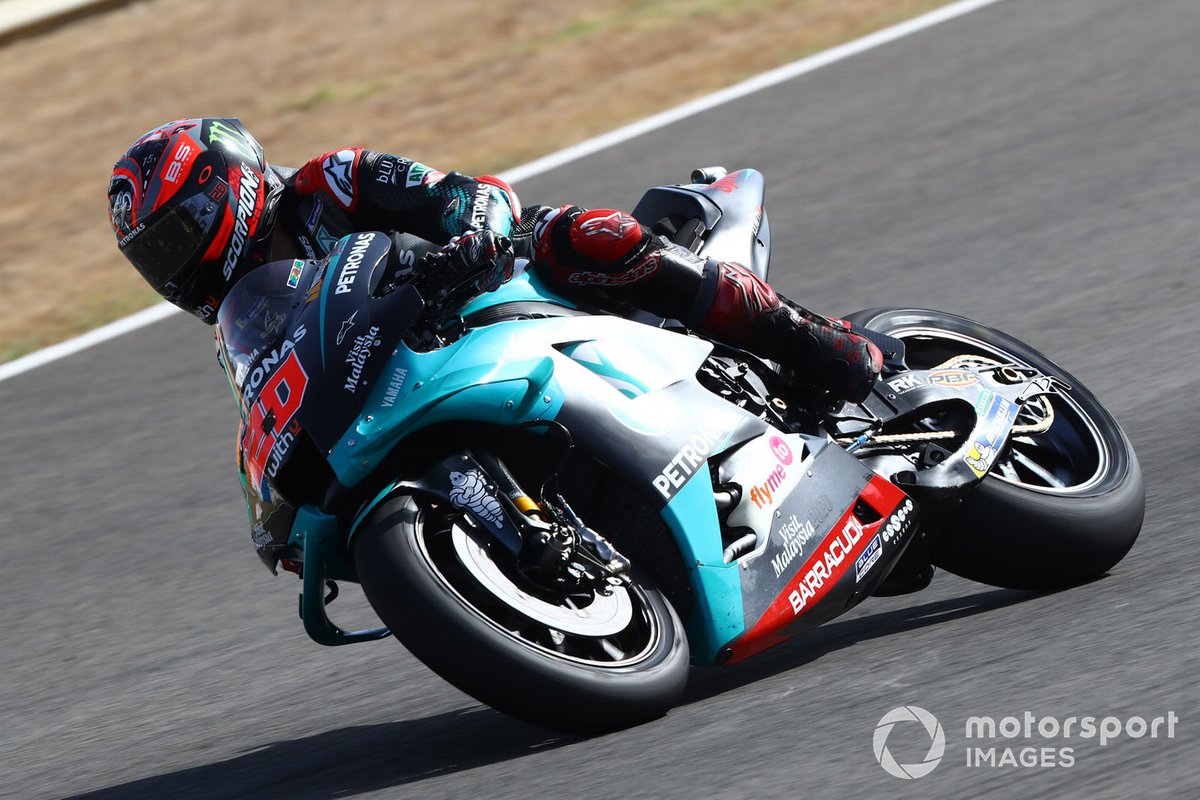 Fabio Quartararo, Petronas Yamaha SRT, kerap tidak bisa mengatasi masalah yang tiba-tiba muncul di lintasan MotoGP musim 2020 lalu.