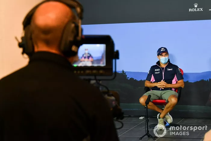 Sergio Pérez, Racing Point en la conferencia de prensa 