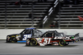 Harrison Burton, Kyle Busch Motorsports, Toyota Tundra DEX Imaging and Brennan Poole, NextGen Motorsports, Toyota Tundra Inspectra Thermal Solutions