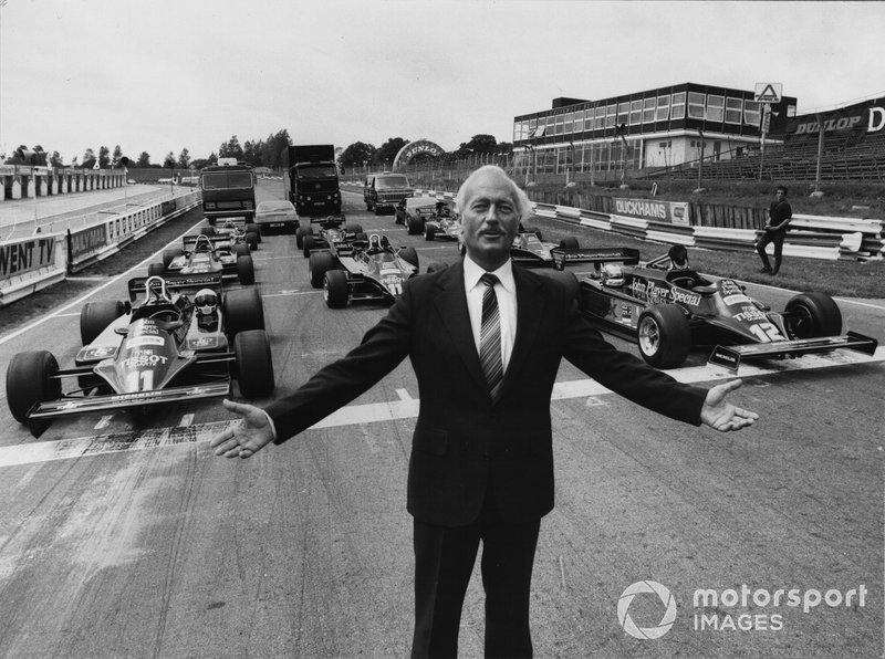 Colin Chapman, avec les F1 du Team Lotus