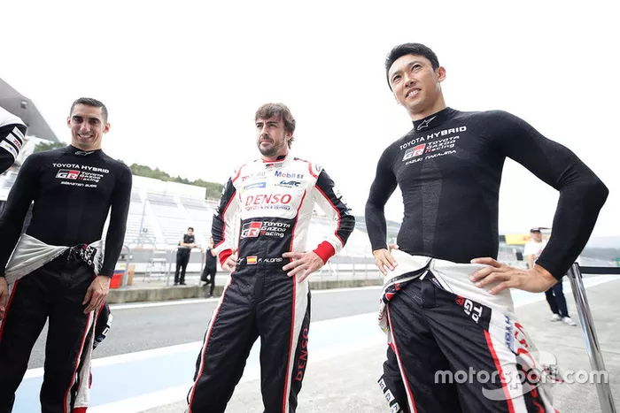 Sébastien Buemi, Fernando Alonso, Kazuki Nakajima, Toyota Gazoo Racing