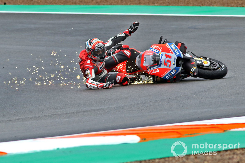 Аварія Мікеле Пірро, Ducati Team