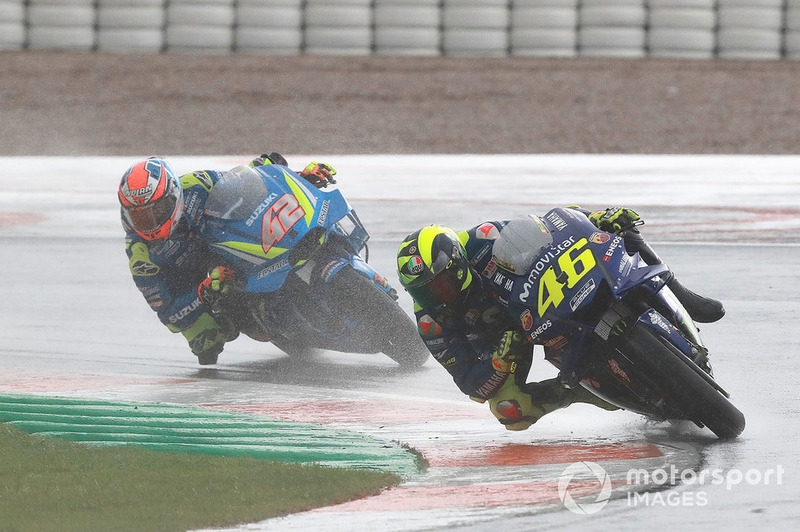 Valentino Rossi, Yamaha Factory Racing, Alex Rins, Team Suzuki MotoGP