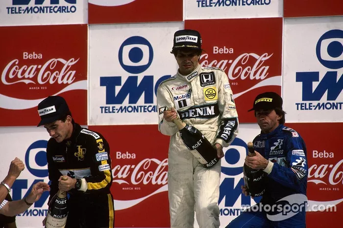 Em 1986 uma corrida histórica, com a dobradinha brasileira, com vitória de Nelson Piquet e segunda colocação de Senna.