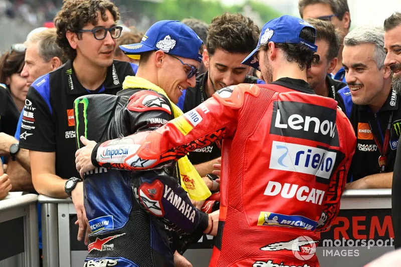 Fabio Quartararo, Yamaha Factory Racing, Francesco Bagnaia, Ducati Team