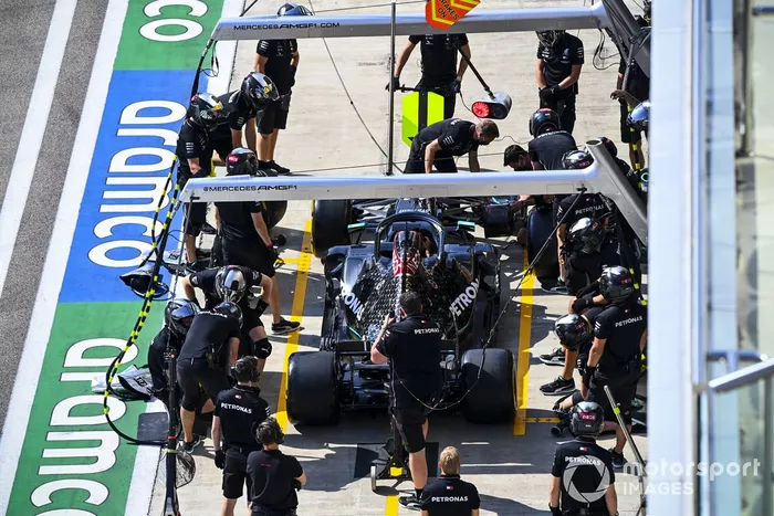 El coche de Lewis Hamilton, Mercedes F1 W11