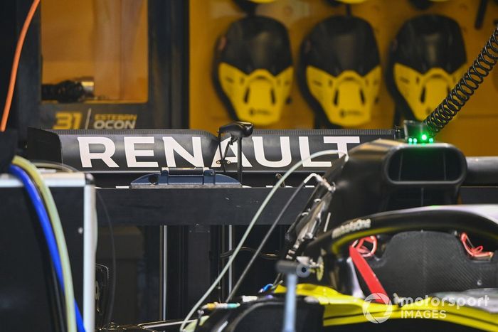 Detalle del alerón trasero del Renault