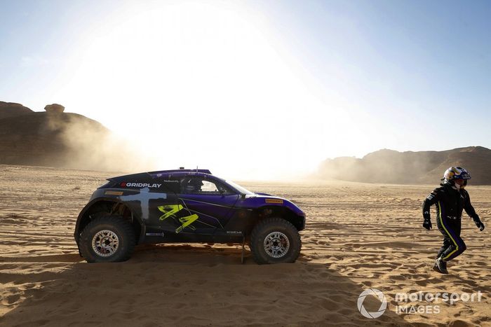 Sebastien Loeb, X44, y Cristina Gutierrez, X44