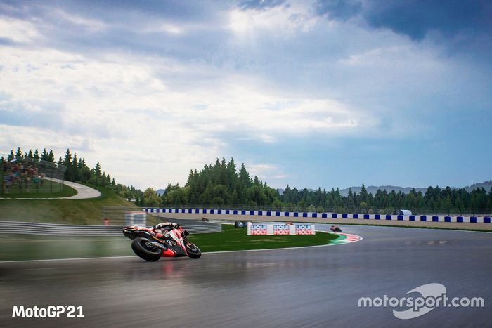 Captura de pantalla de MotoGP21