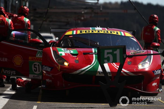 #54 AF Corse Ferrari 488 GTE EVO: Thomas Flohr, Francesco Castellacci, Giancarlo Fisichella