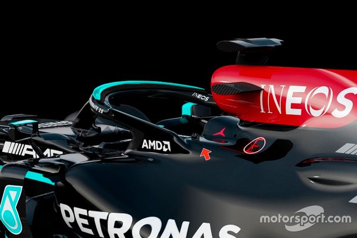 Halo del Mercedes AMG F1 W12