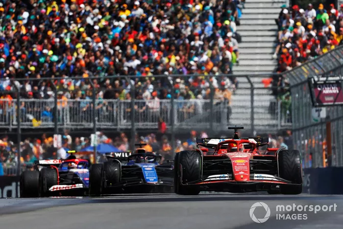 Charles Leclerc, Ferrari SF-24, Alex Albon, Williams FW46, Yuki Tsunoda, RB F1 Team VCARB 01
