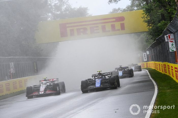 Logan Sargeant, Williams FW46, Nico Hulkenberg, Haas VF-24, Esteban Ocon, Alpine A524.