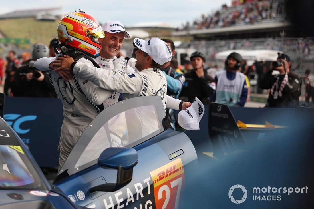 #27 Heart of Racing Team Aston Martin Vantage AMR LMGT3: Ian James, Daniel Mancinelli, Alex Riberas