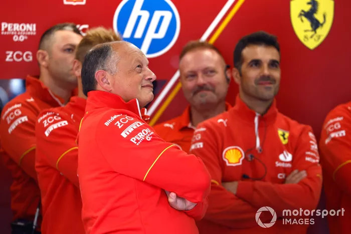 Frederic Vasseur, directeur de l'équipe et directeur général de la Scuderia Ferrari