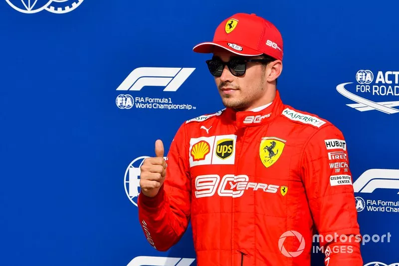 Pole Sitter Charles Leclerc, Ferrari 