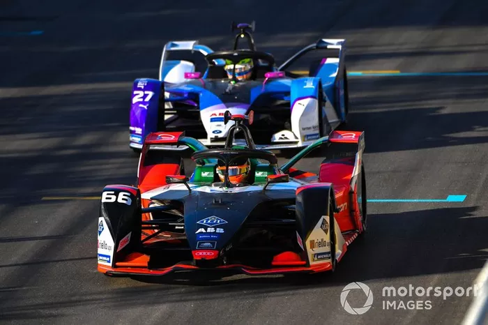 Daniel Abt, Audi Sport ABT Schaeffler, Audi e-tron FE06 Alexander Sims, BMW I Andretti Motorsports, BMW iFE.20 