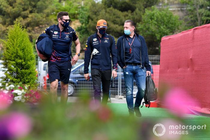 Max Verstappen, Red Bull Racing and Jos Verstappen