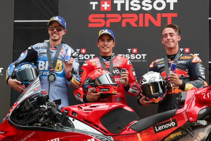Pedro Acosta, Red Bull KTM Factory Racing, Alex Marquez, Gresini Racing, Marc Marquez, Ducati Team