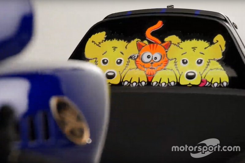 Valentino Rossi, Yamaha Motor Racing, YZR-M1 detail