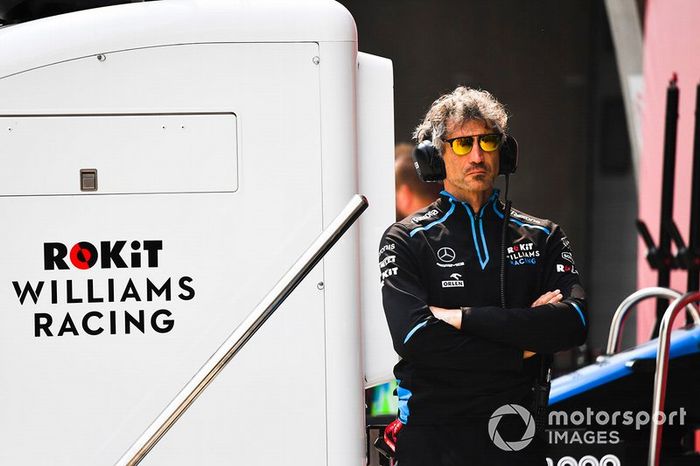 Membri del team Williams, al muretto box