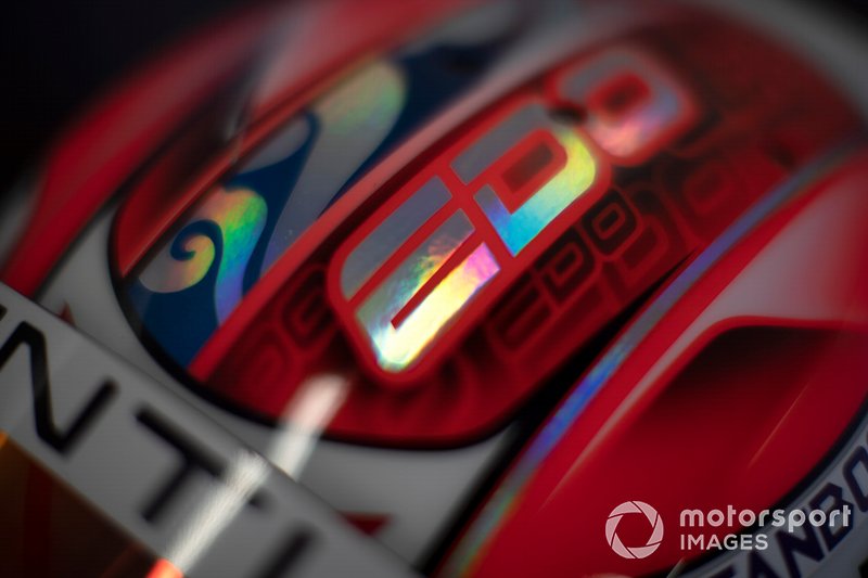 Edoardo Mortara Venturi Formula E, Venturi VFE05, helmet detail