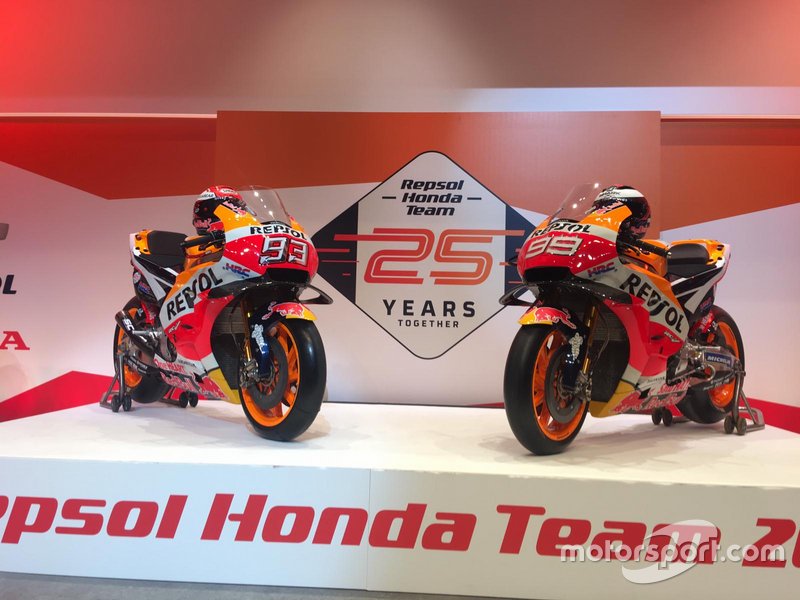 Motor Marc Marquez dan Jorge Lorenzo, Repsol Honda
