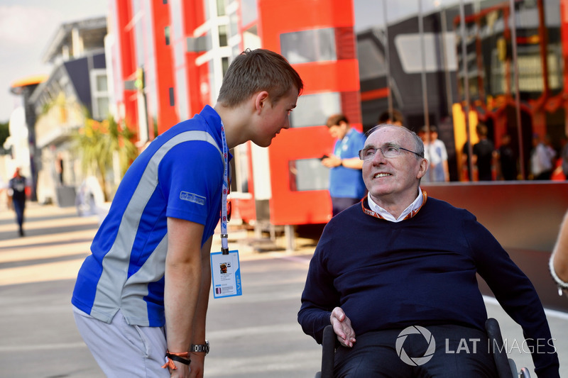 Billy Monger and Frank Williams, Williams Team Owner