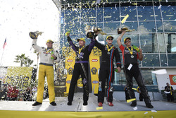 Top Fuel winner Richie Crampton, Funny Car winner Jack Beckman, Pro Stock winner Tanner Gray, Pro Stock Bike winner Eddie Krawiec
