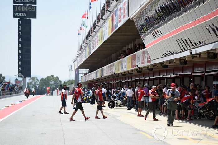 Pit lane