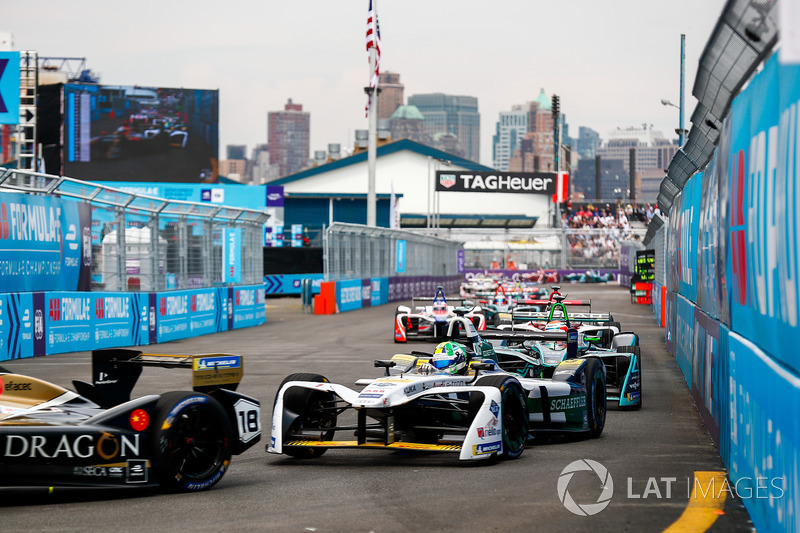 Lucas di Grassi, Audi Sport ABT Schaeffler, Mitch Evans, Jaguar Racing